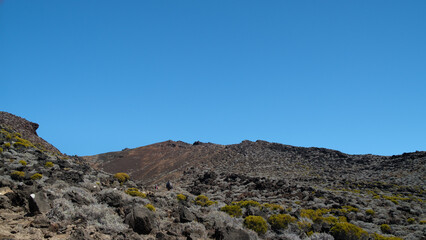 Cliff of peak piton des neiges, Reunion Island