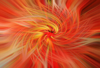 Abstract twisted light fibers effect blurred background,