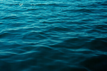 Fototapeta premium Blue sea water background texture