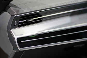 Air conditioner in  compact car.