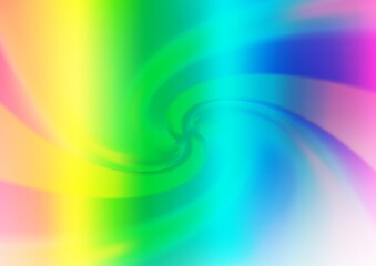 Obraz premium Light Multicolor, Rainbow vector abstract bright template.