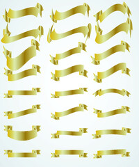 Obraz premium Vintage Ribbon Collection. Vector