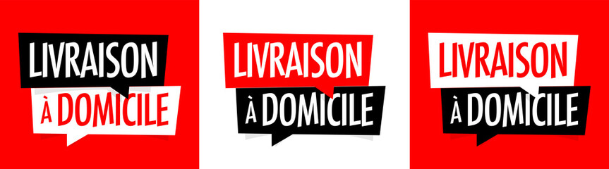 Livraison &agrave; domicile