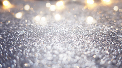 Dark blurred abstract background, bokeh. A flash of blurry lights. Reflection of city lights on the asphalt. Dark Christmas background.