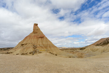Paisaje semidesértico del Parque Natural , Reserva de la Biosfera 
Castildetierra 