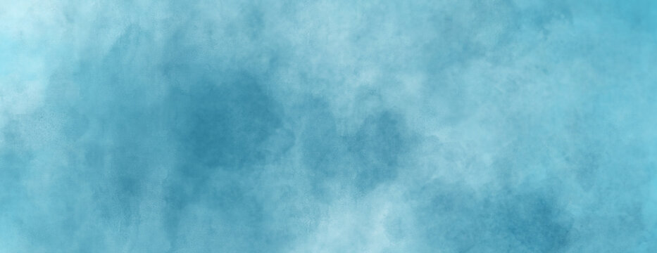 abstract blurred blue watercolor background