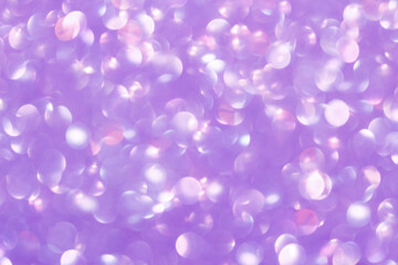 Abstract lights purple, violet and white light bokeh background for Xmas, Valentine, New Year, Easter or special event and moment.