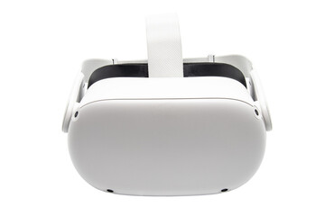 Virtual reality glasses on white background