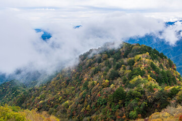 日本百名山　秩父両神山の景色