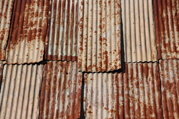 corrugated iron sheet roof