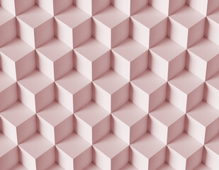 Abstract mosaic background with 3d cubes