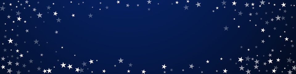 Random falling stars Christmas background. Subtle 