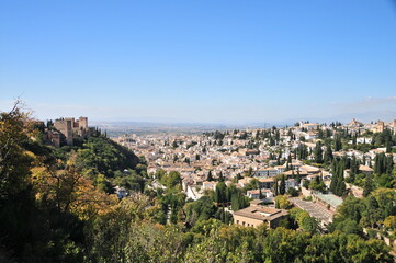 Fototapeta na wymiar Alhambra Palace, Granada, Andalusia