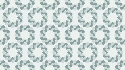 seamless ornamental vector patterns white and grey geometric circles in zig zag