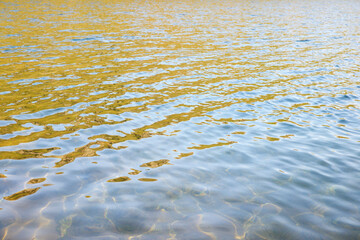 Detail of a mountain lake