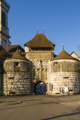 The Basel gate in Old Town of Solothurn, Switzerland