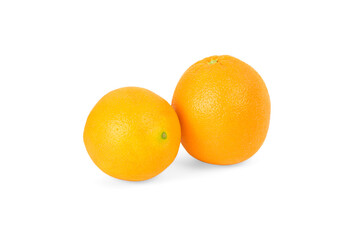 Mandarin orange isolated on white background