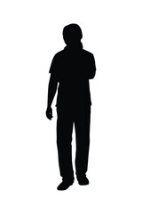 A girl silhouette vector	