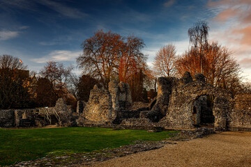 Wolvesey Castle, Winchester, Hampshire, England,   english  Wolvesey Castle, Winchester, Hampshire, England © Peter Engelke