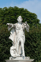 Fototapeta na wymiar Sculpture in Lower Belvedere park