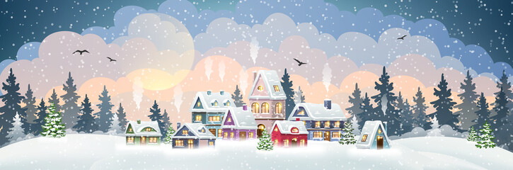 Christmas Village Houses