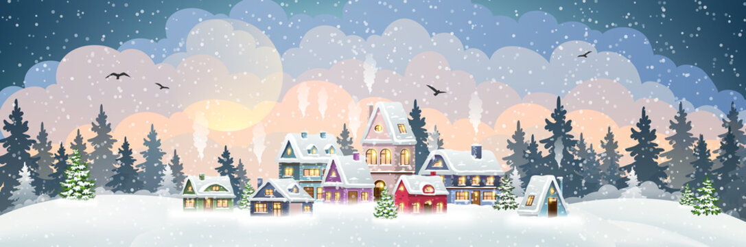 Christmas Village Houses
