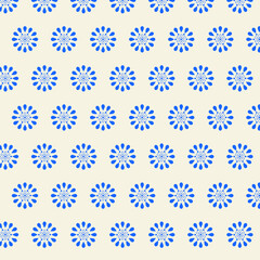 Blue seamless pattern on light gray background. can be used for wrapping paper, wallpaper etc.