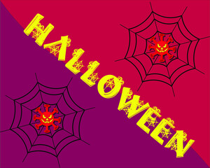 HAPPY HALLOWEEN DAY, HALLOWEEN during covid 19 pandemic , Happy Halloween card template design.
