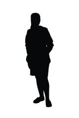 A girl silhouette vector	