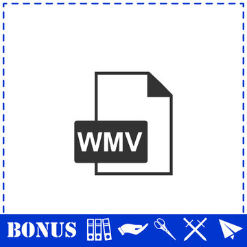 WMV icon flat