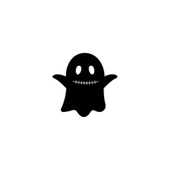 ghost logo vector template