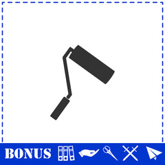 Paint Roller icon flat