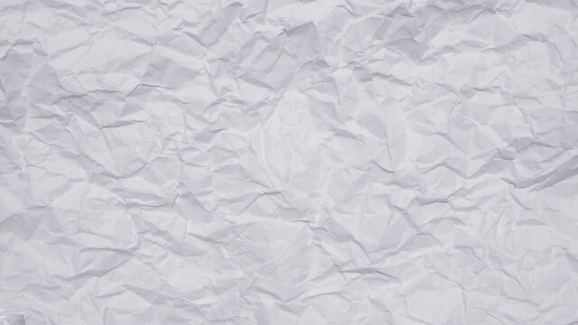 Texture of white crumpled paper. Vector illustration