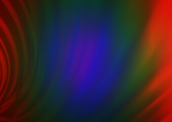 Dark Multicolor, Rainbow vector abstract blurred template.