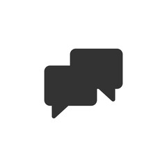 Speech bubble icon. Chat symbol modern, simple, vector, icon for website design, mobile app, ui. Vector Illustration