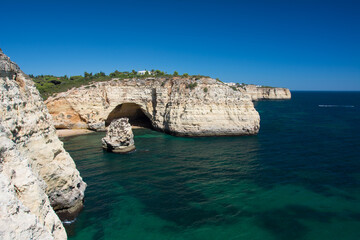 Coast of the Atlantic Ocean in Portugal.