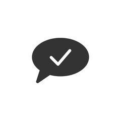 Speech bubble icon. Chat symbol modern, simple, vector, icon for website design, mobile app, ui. Vector Illustration