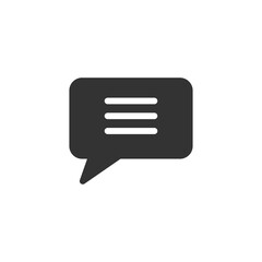 Speech bubble icon. Chat symbol modern, simple, vector, icon for website design, mobile app, ui. Vector Illustration