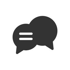 Speech bubble icon. Chat symbol modern, simple, vector, icon for website design, mobile app, ui. Vector Illustration