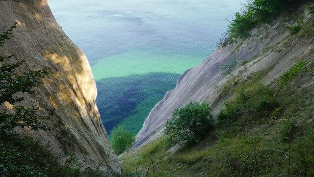 Moens Klint, famous chalk cliffs, Denmark 