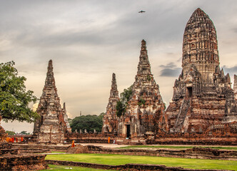 Wat Chai Watthanaram Ayutthaya Thailand Siam