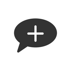 Speech bubble icon. Chat symbol modern, simple, vector, icon for website design, mobile app, ui. Vector Illustration