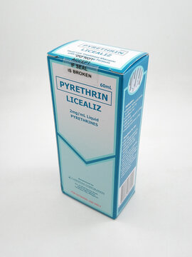 Pyrethrines shampoo formula box in Manila, Philippines