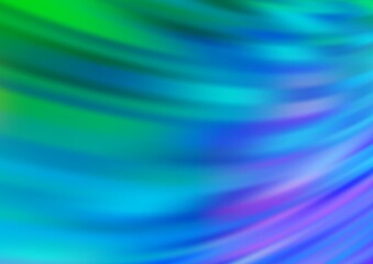 Light Multicolor, Rainbow vector glossy bokeh pattern.