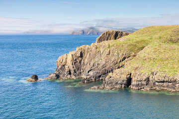 Pembrokeshire Coast National Park near Abercastle in Pembrokeshire, Wales, UK.