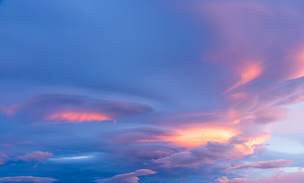 Beautiful sky background image, extreme climate change, very wonderful sunrise and sunset.