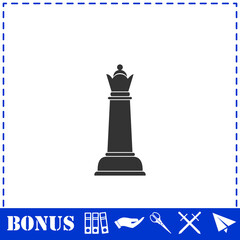 Obraz na płótnie Canvas Chess icon flat
