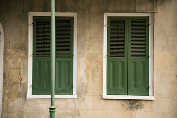 Naklejka premium Architecture of the French Quarter in New Orleans