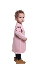 Beautiful happy little toddler girl