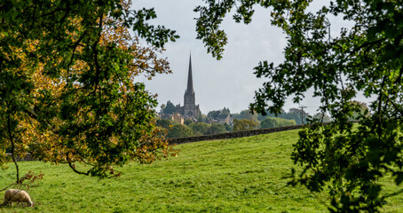 Naklejka premium St Mary The Virgin Church, Tetbury, Gloucestershire, England, United Kingdom